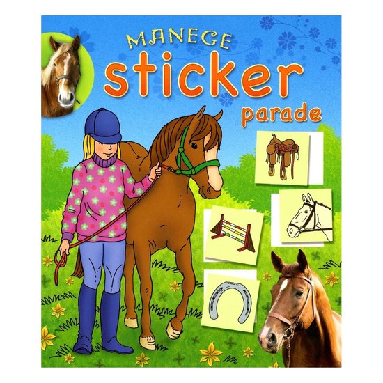 Cover van het boek 'Manege sticker parade' van  *