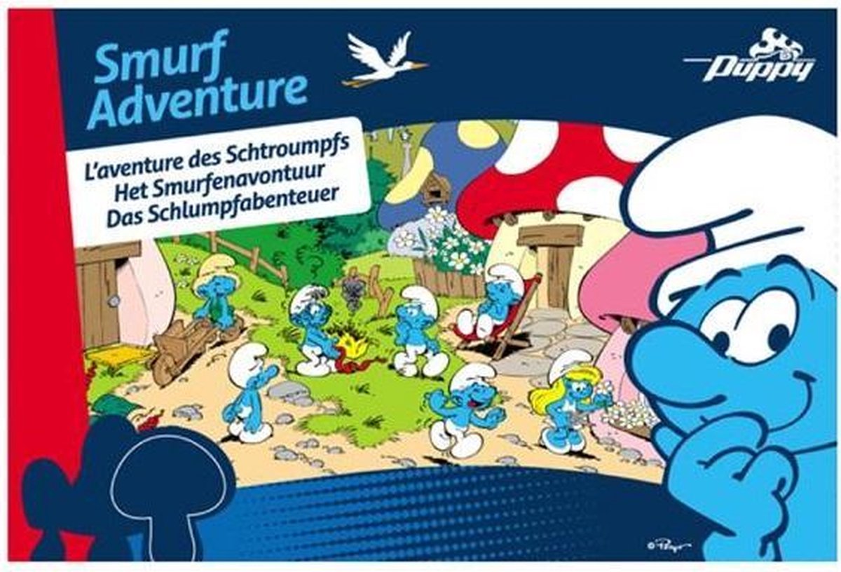 Het Smurfenavontuur - bordspel - De smurfen -