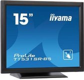 iiyama ProLite T1531SR-B5 touch screen-monitor 38,1 cm (15") 1024 x 768 Pixels Zwart