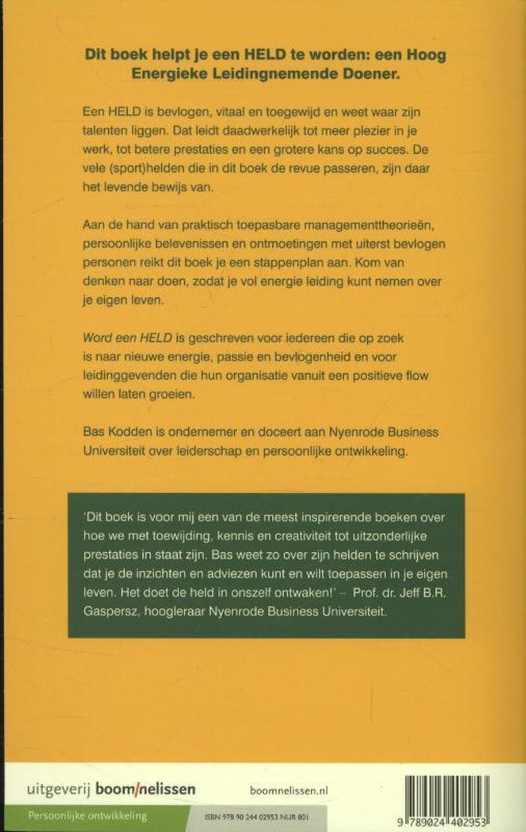 Word een held - back cover