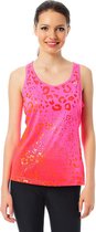 Adidas Singlet CT GRAPHIC TANK - Dames - Roze - Fitness/Allround - Maat M/40