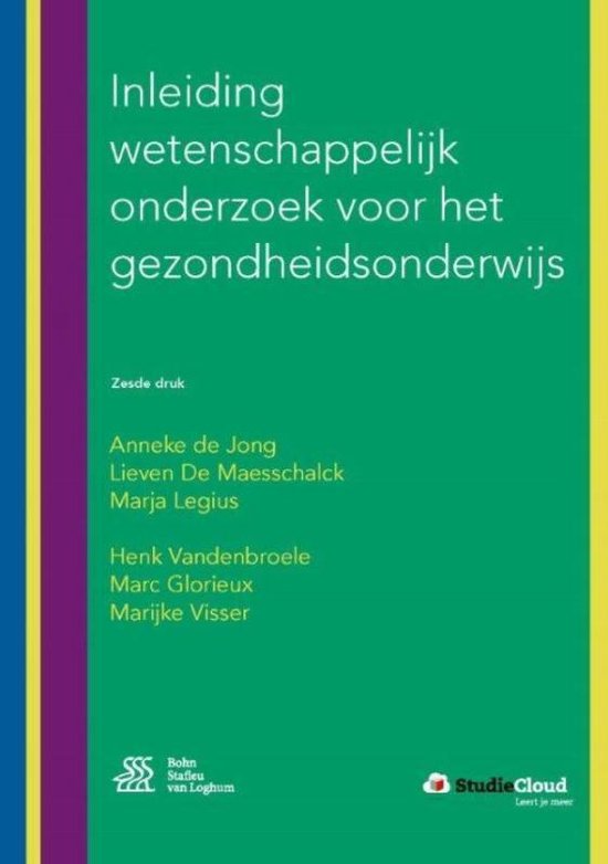 bol.com  Inleiding wetenschappelijk onderzoek voor het