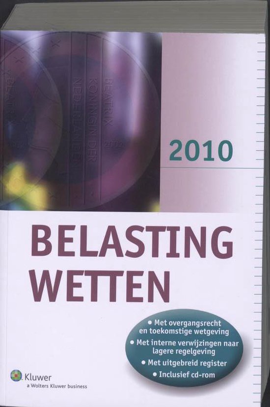 Belastingwetten / 2010 + Cd-Rom - cover
