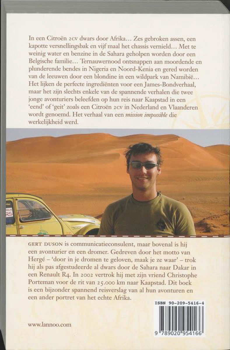 Een Vreemde Eend In Afrika - back cover