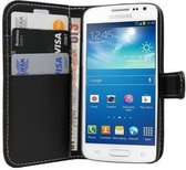 Zwart agenda wallet hoesje samsung Express 2 G3815