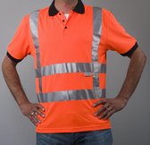 Safeworker RWS signalisatie poloshirt oranje maat XL, vochtregulerend