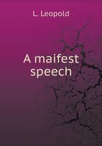 A maifest speech