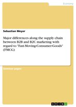 Major differences along the supply chain between B2B and B2C marketing with regard to 'Fast-Moving-Consumer-Goods' (FMCG)