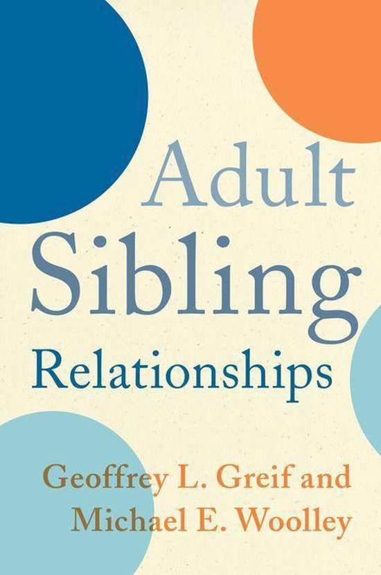 Adult Sibling Relationships - cover