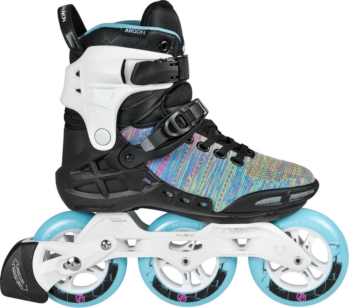 Powerslide Phuzion Argon 110 Inline Skate Dames Inlineskates Maat 37