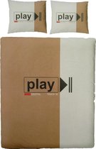Covers & Co Play Dekbedovertrek - Eenpersoons - 140x200/220 cm - Zand