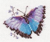 Borduurpakket Blauwe Vlinder - Alisa