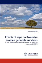 Effects of rape on Rwandan women genocide survivors