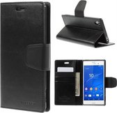 Goospery Sonata Leather hoesje Sony Xperia Z3 zwart