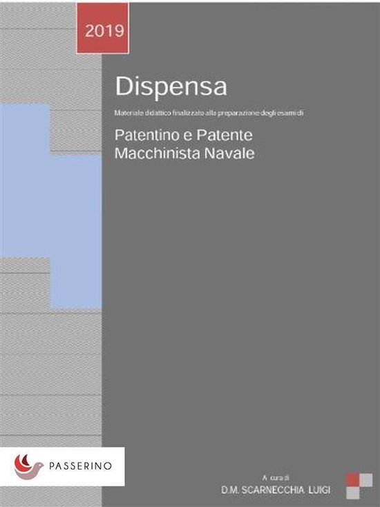 Dispensa Patentino e Patente Macchinista Navale - cover
