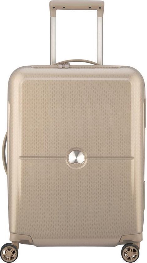 Delsey Turenne Slim 4 Handbagage koffer 55 cm - Beige | bol.com