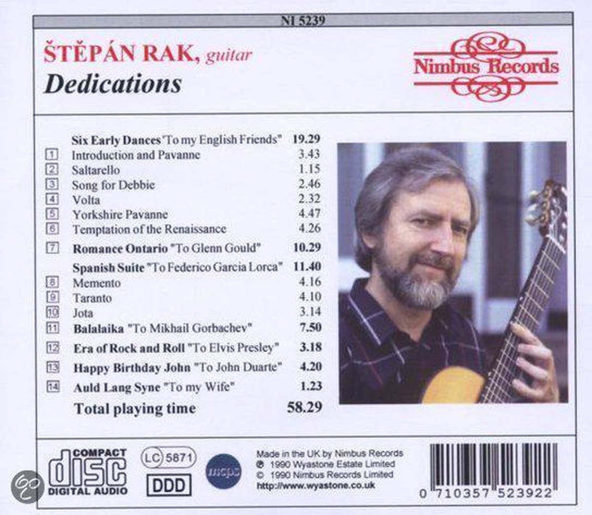 Rak - Stepan Rak: Dedications (CD), Rak | Muziek | bol.com