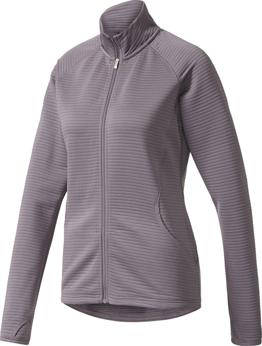 Adidas Essentials Golf Vest 3stripes Dames Grijs Maat M