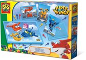 SES Mozaïekbord met Super Wings kaarten