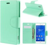 Goospery Sonata Leather hoesje Sony Xperia Z3 mint