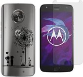 MP Case screenprotector + Gratis Love back cover voor Motorola Moto X4