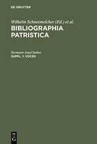 Bibliographia Patristica: Supplementum- Voces