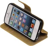 Goud Apple iPhone 6 / 6s TPU wallet case - telefoonhoesje - smartphone cover - beschermhoes - book case - booktype cover HM Book