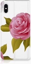 Geschikt voor iPhone Xs Max Uniek Standcase Hoesje Roses