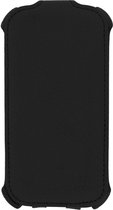 Azuri lederen flip case - Voor Samsung Galaxy S3 mini - Zwart