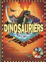 Dinosauriërs / op een spelbord