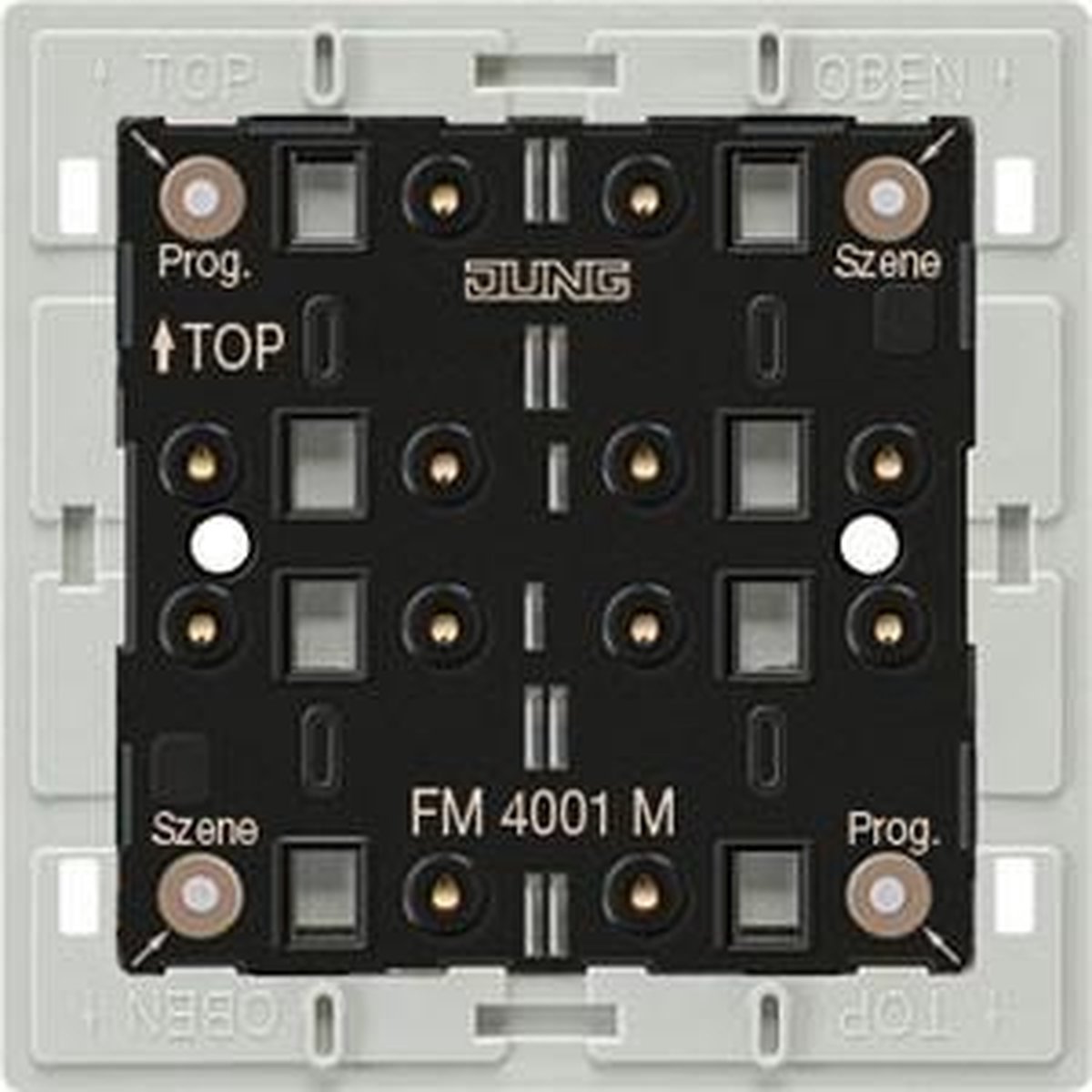 Jung E-Net Zender/AB v draadloos schakelaarsysteem E-Net kunststof, wit, tplast - FM4001M