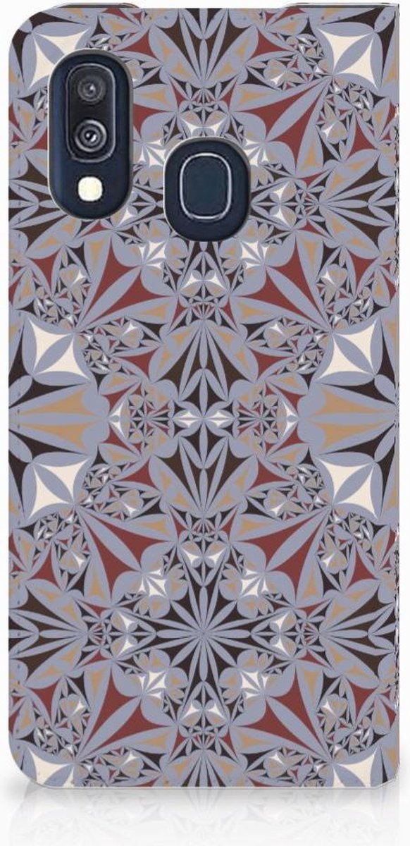 Samsung Galaxy A40 Standcase Flower Tiles