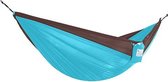 Vivere Parachute Hangmat - Double - Chocolade / Turquoise