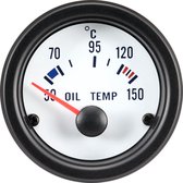 AutoStyle Performance Instrument Wit Olietemperatuur 50-150C 52mm