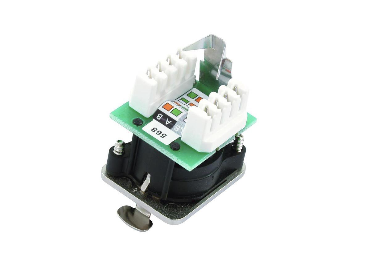 Conector Ethernet De Chasis Para Rj45. Ne8fdv-yk Neutrik | Cuotas sin