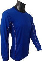 KWD Shirt Diablo lange mouw - Kobaltblauw - Maat 152