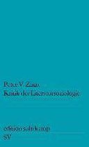 Zima, P: Kritik der Literatursoziologie