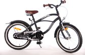 Vélo pour enfants Volare Black Cruiser - Garçons - 18 pouces - Noir - 95% assemblé