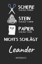 Nichts schl gt - Leander - Notizbuch