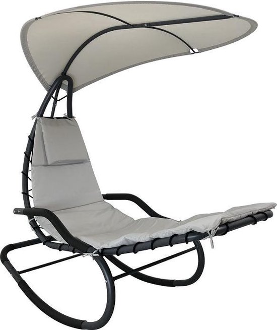 PAZOON Design Ligbed - Luxe schommelstoel met kussen | bol.com