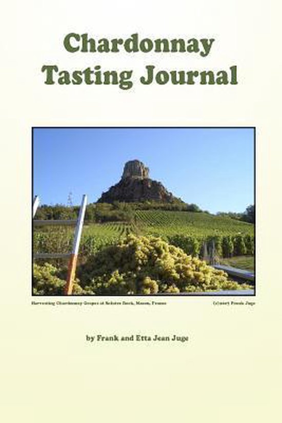 Chardonnay Tasting Journal - cover