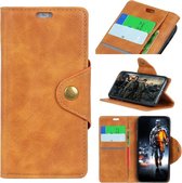 Luxe Book Case - Nokia 3.1 Hoesje - Bruin