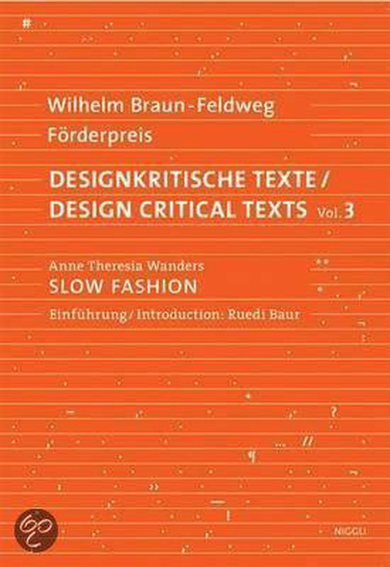 Slow Fashion - cover