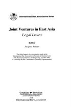 Joint Ventures in East Asia