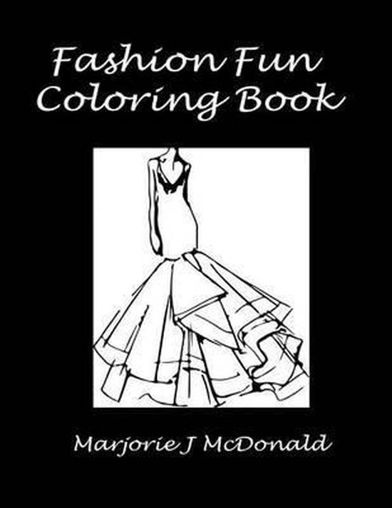 Fashion Fun Coloring Book - cover