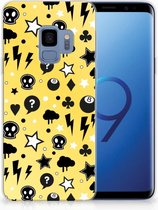 Bumper TPU Siliconen Hoesje Geschikt voor Samsung Galaxy S9 Punk Yellow