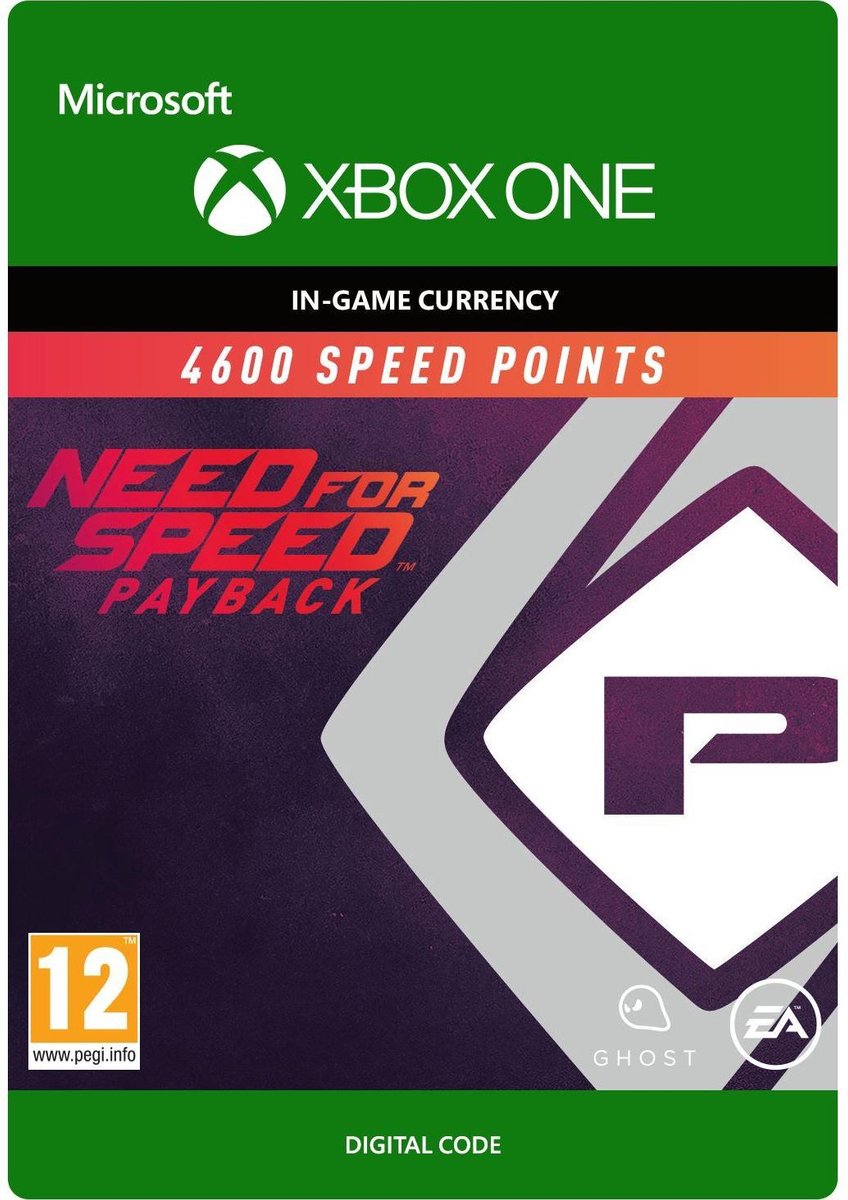 Need for Speed: 4600 Speed Points - Xbox One - Consumable