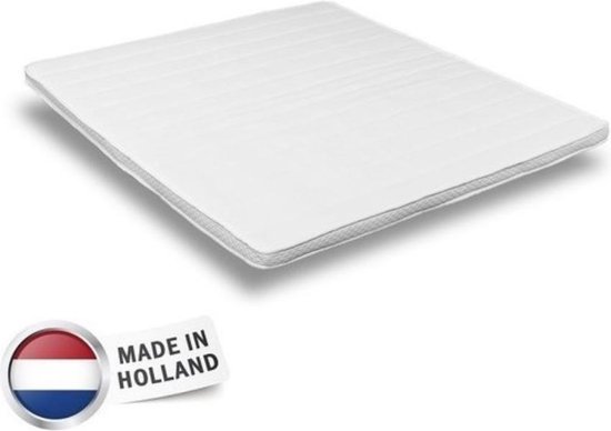 Topdekmatras - Topper 200x200 - NASA traagschuim 8cm – Medium