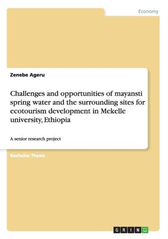 Challenges and opportunities of mayansti spring water and th ... - cover