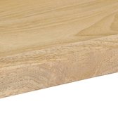 Eettafel 115x55x76 cm massief mangohout en staal